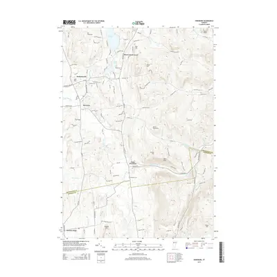 2015 Map of Hinesburg, 2015 Print