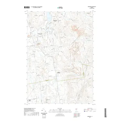 2021 Map of Hinesburg, 2021 Print