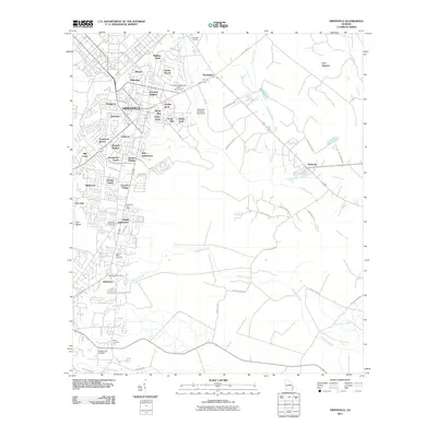 2011 Map of Hinesville, 2011 Print