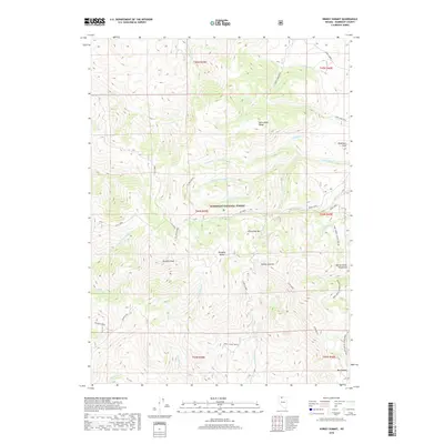 2018 Map of Hinkey Summit, 2018 Print