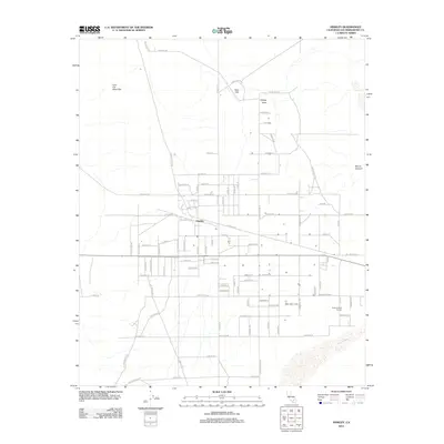 2012 Map of Hinkley, 2012 Print