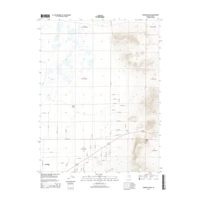 2014 Map of Hinkson Slough, 2014 Print