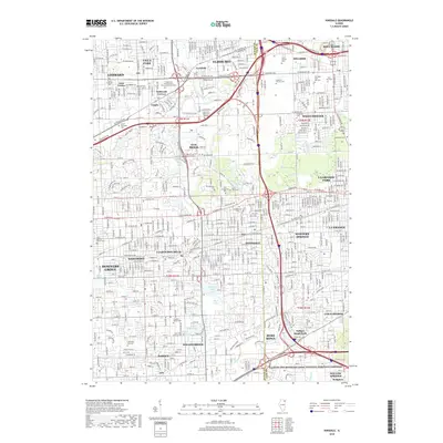 2018 Map of Hinsdale, 2018 Print