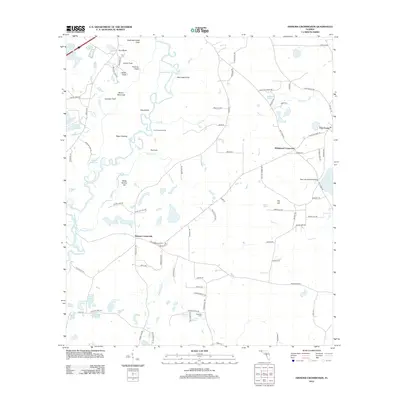 2012 Map of Hinsons Crossroads, 2012 Print