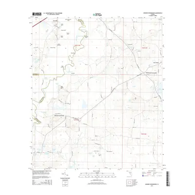 2015 Map of Hinsons Crossroads, 2015 Print