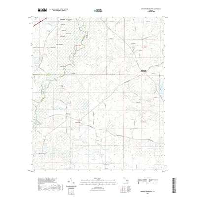 2021 Map of Hinsons Crossroads, 2021 Print