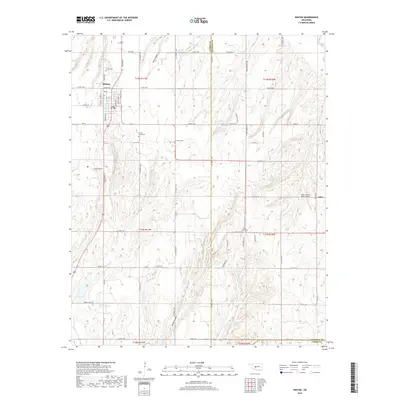 2018 Map of Hinton, 2018 Print