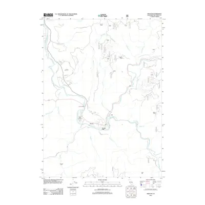 2012 Map of Hiouchi, 2012 Print