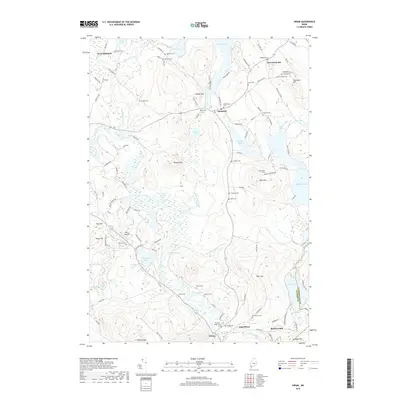 2018 Map of Hiram, 2018 Print