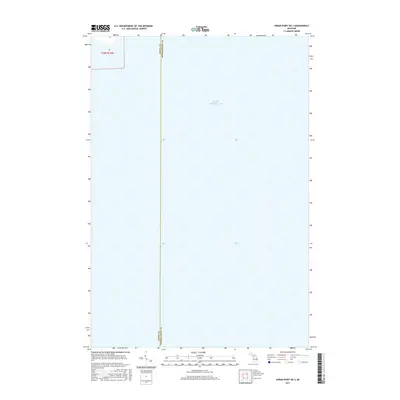2017 Map of Hiram Point OE S, 2017 Print