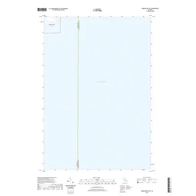 2019 Map of Hiram Point OE S, 2019 Print