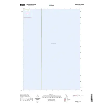 2023 Map of Hiram Point OE S, 2023 Print