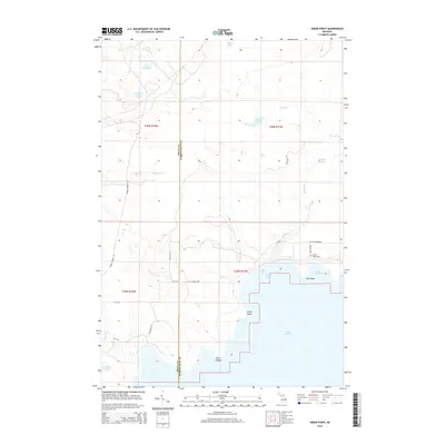 2014 Map of Hiram Point, 2014 Print