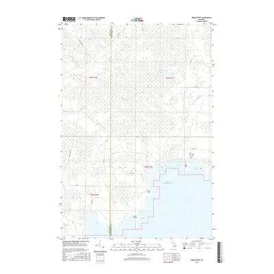 2017 Map of Hiram Point, 2017 Print
