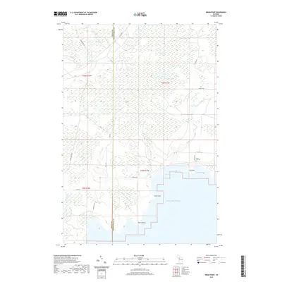 2019 Map of Hiram Point, 2019 Print