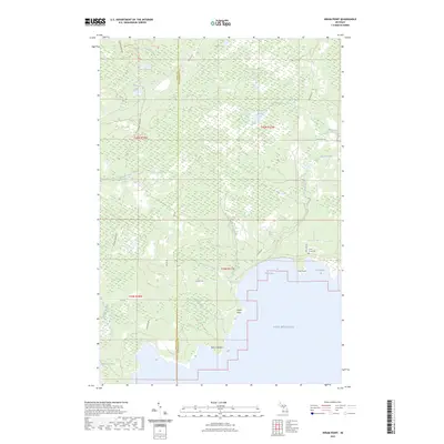 2023 Map of Hiram Point, 2023 Print
