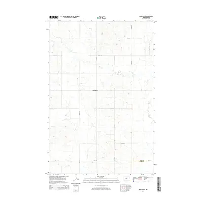 2014 Map of Hirschville, 2014 Print