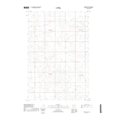 2017 Map of Hirschville SW, 2017 Print