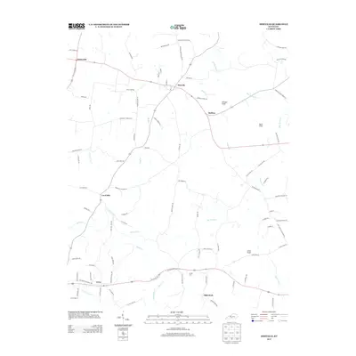 2013 Map of Hiseville, 2013 Print