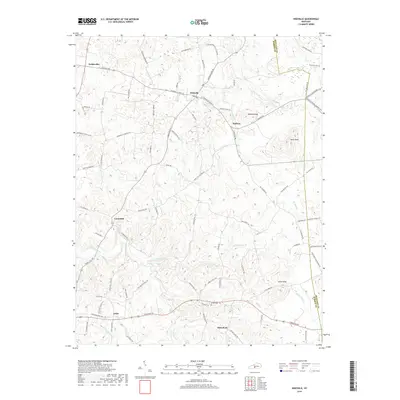 2019 Map of Hiseville, 2019 Print