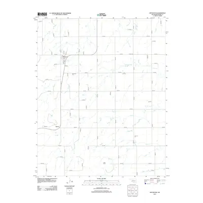 2012 Map of Hitchcock, 2012 Print