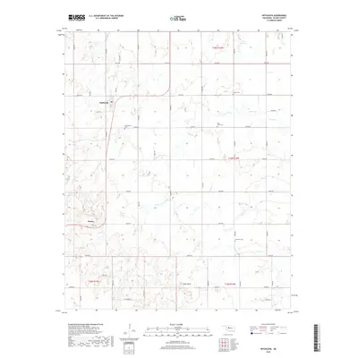 2018 Map of Hitchcock, 2018 Print