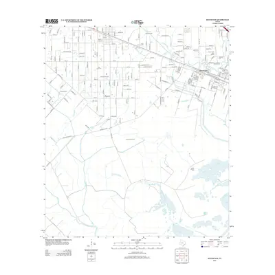 2013 Map of Hitchcock, 2013 Print