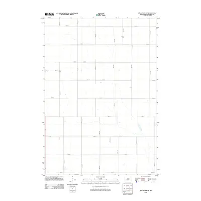 2012 Map of Hitchcock SW, 2012 Print