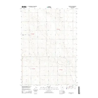 2015 Map of Hitchcock SW, 2015 Print
