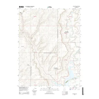 2014 Map of Hite North, 2014 Print