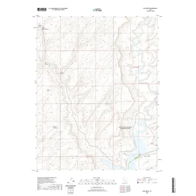 2020 Map of Hite North, 2020 Print