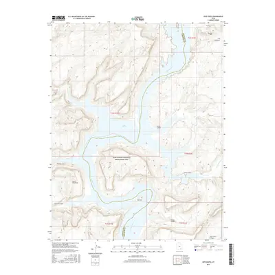 2017 Map of Hite South, 2017 Print