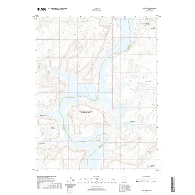 2020 Map of Hite South, 2020 Print