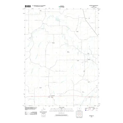 2010 Map of Hiteman, 2010 Print