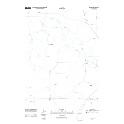 2013 Map of Hiteman, 2013 Print