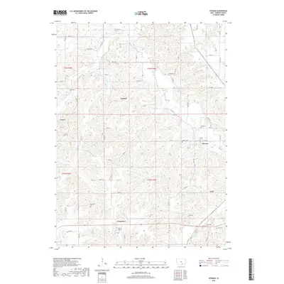 2018 Map of Hiteman, 2018 Print