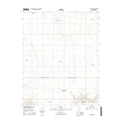 2014 Map of Hitson Tank, 2014 Print