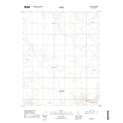 2018 Map of Hitson Tank, 2018 Print