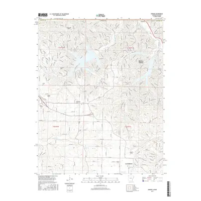 2017 Map of Hiwasse, 2017 Print