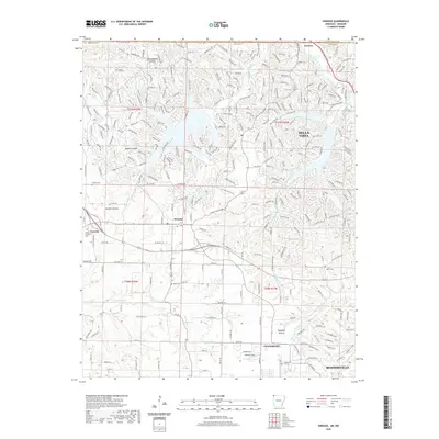 2020 Map of Hiwasse, 2020 Print