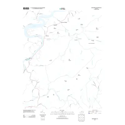 2013 Map of Hiwassee, 2013 Print
