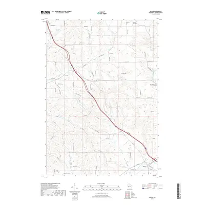 2018 Map of Hixton, 2018 Print
