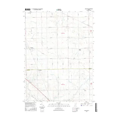 2016 Map of Hoagland, 2016 Print