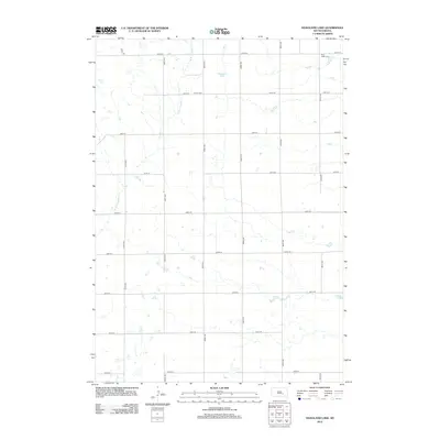 2012 Map of Hoagland Lake, 2012 Print