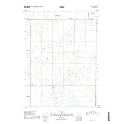 2017 Map of Hoagland NE, 2017 Print
