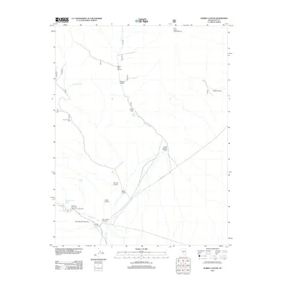 2012 Map of Hobble Canyon, 2012 Print