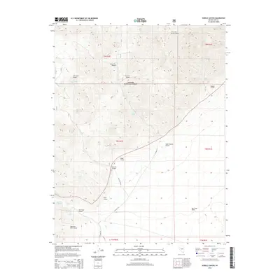 2014 Map of Hobble Canyon, 2014 Print