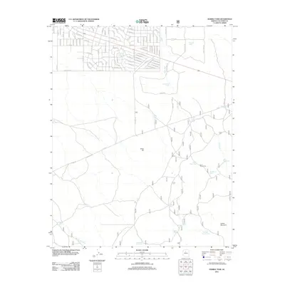 2012 Map of Hobble Tank, 2012 Print
