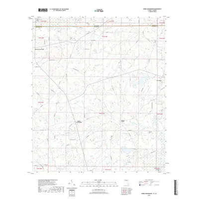 2018 Map of Hobbs Crossroads, 2018 Print