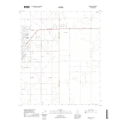 2020 Map of Hobbs East, 2020 Print